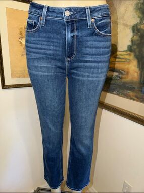 PAIGE Cindy Crop Blue Jeans Size 29